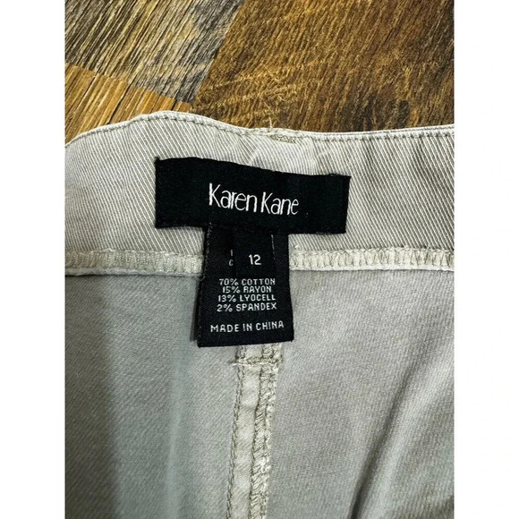 Karen Kane Denim Bootcut Jeans Size 12 Womens Dark Wash Mid Rise Inseam 29.5" - Picture 4 of 9